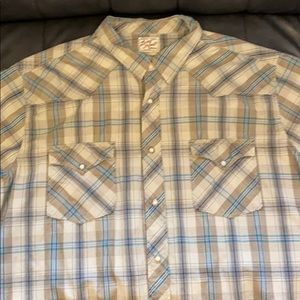 BOGO Lucky Brand Short Sleeve Button Up Shirt